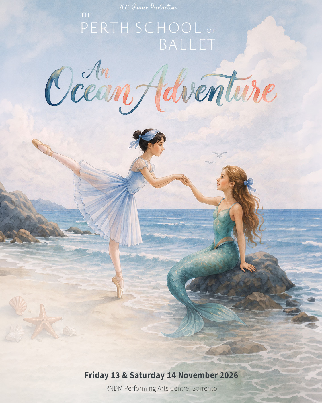An Ocean Adventure – The Perth School of Ballet 2026 Junior Production.